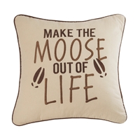 Moose Out of Life Pillow