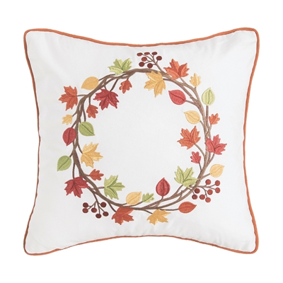 Fall Wreath Pillow
