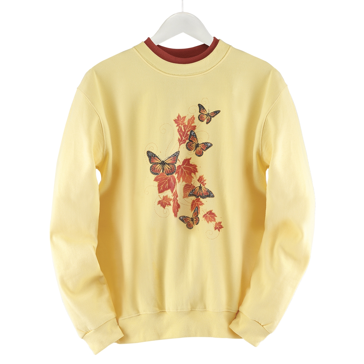 Monarchs and Leaves Pullover