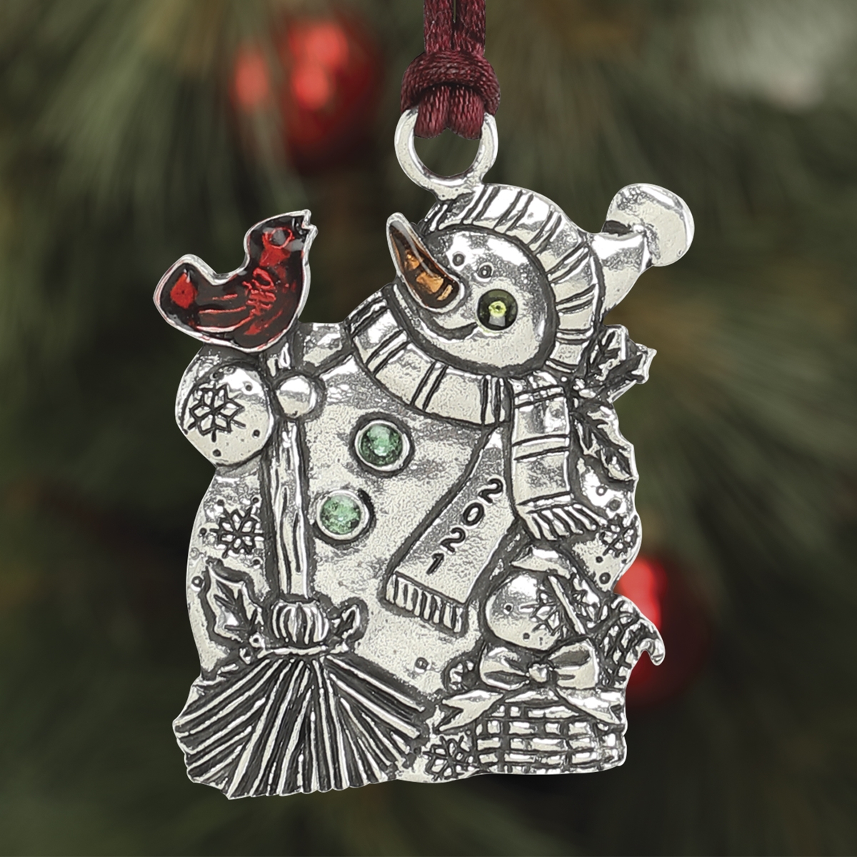 2021 Snowman Plant a Tree Ornament