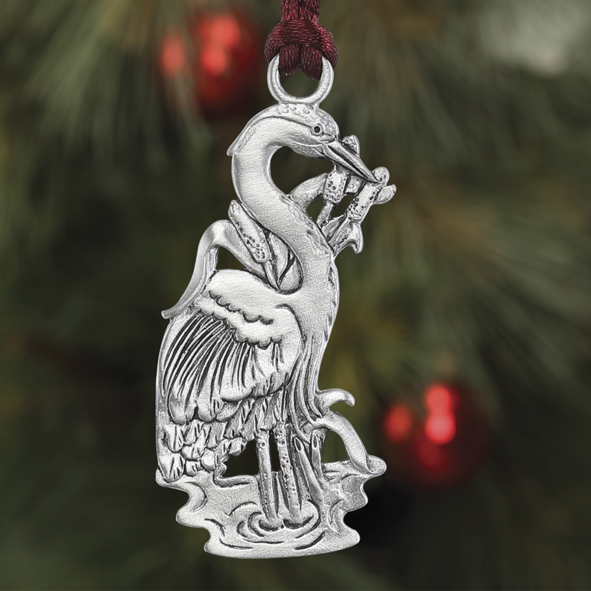 Heron Plant a Tree Ornament