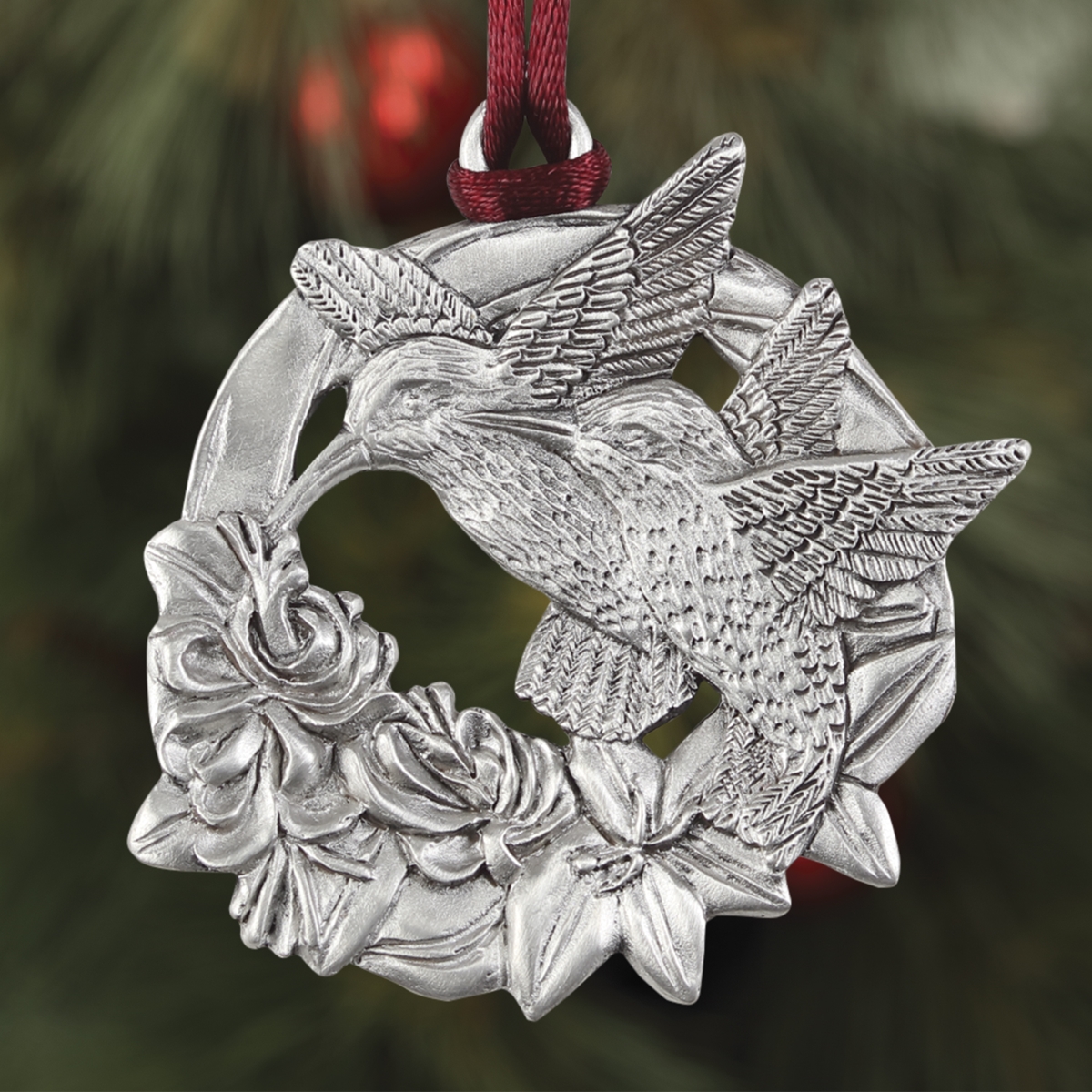 Hummingbirds Plant a Tree Ornament