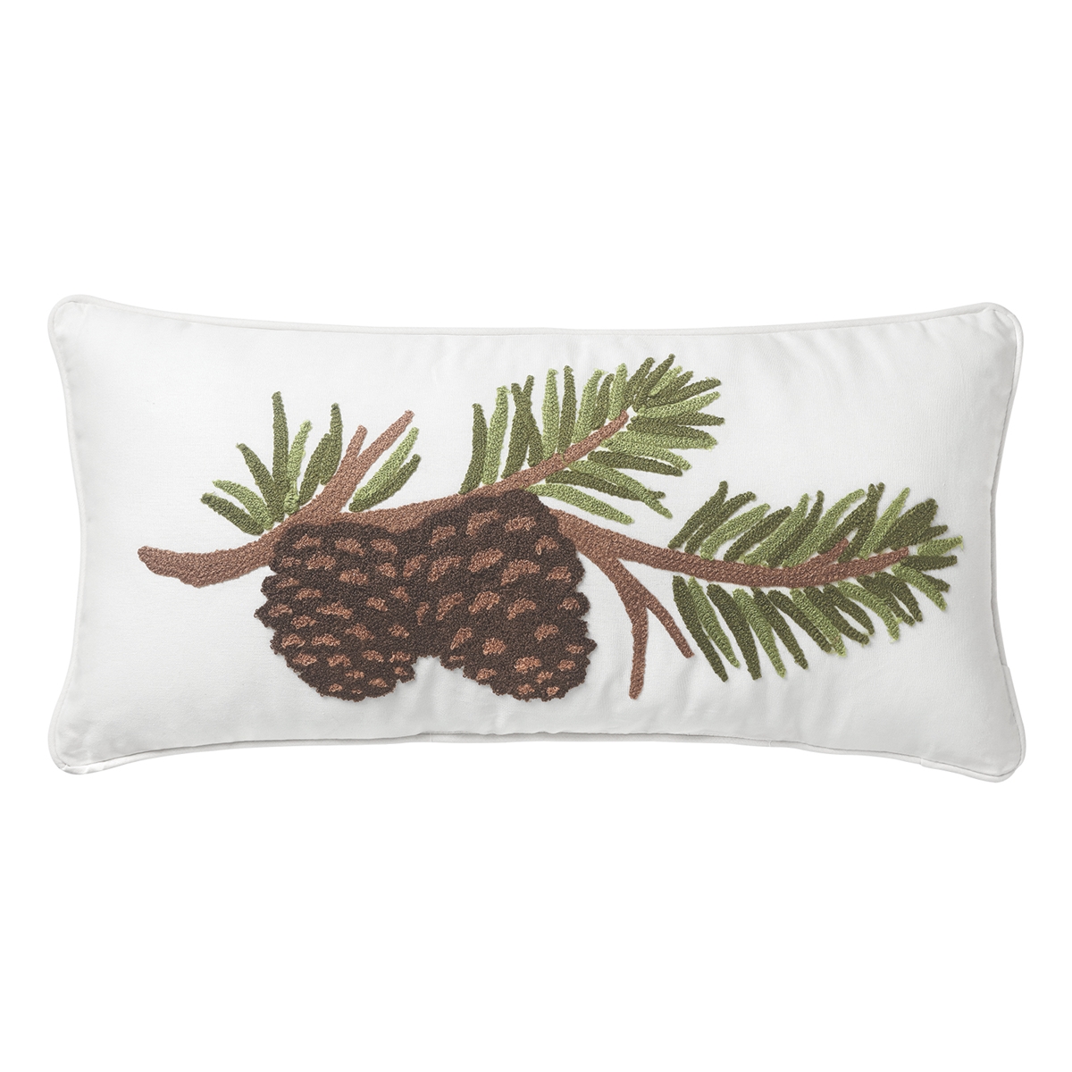 Pine Cone Branch Pillow