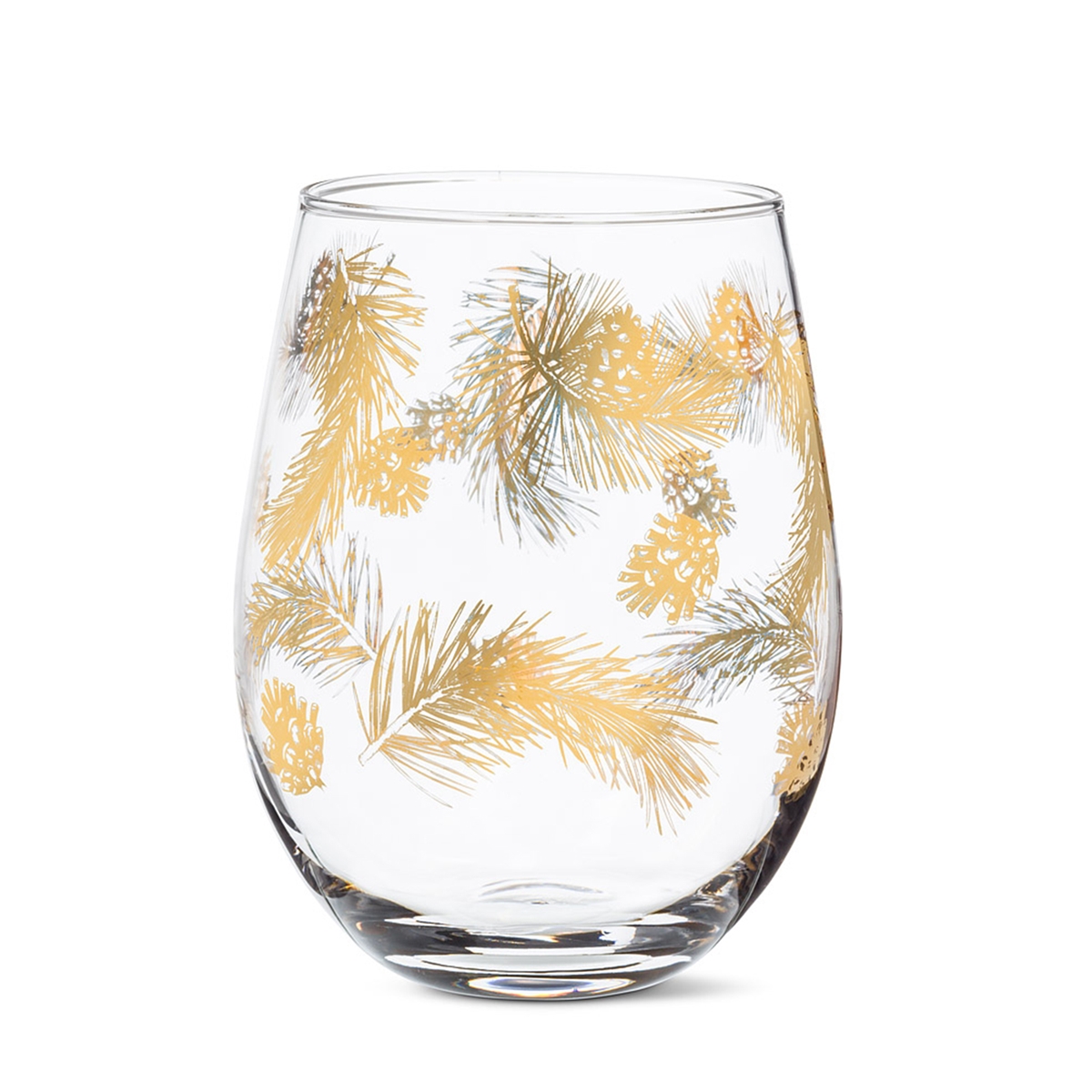 Pine Cone Stemless Goblet