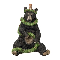 Playful Black Bear Figurine - 550049