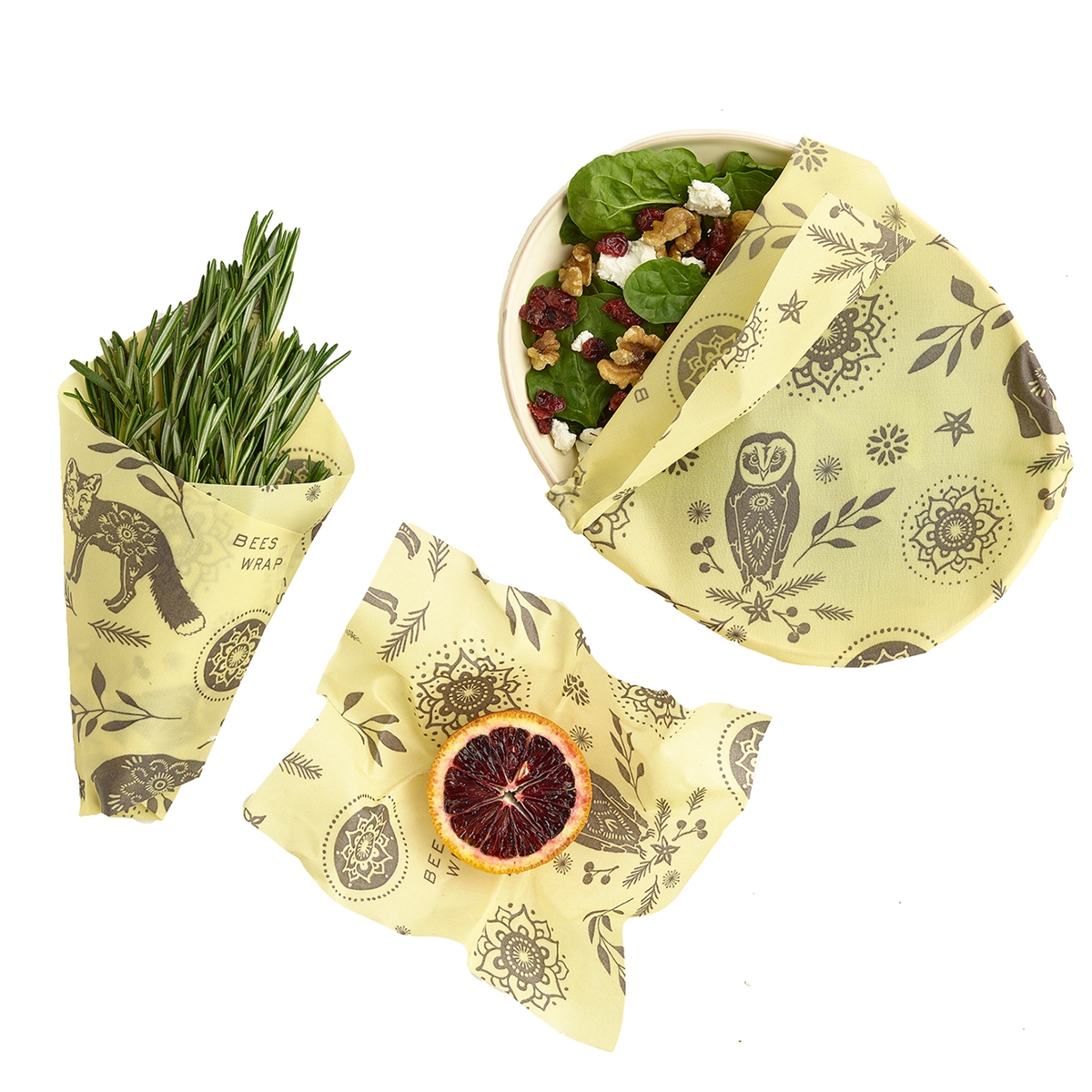 Into the Woods Reusable Food Wraps