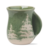 Green Tree Handwarmer Mug