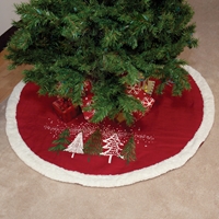 Snowy Trees Tree Skirt - 550051