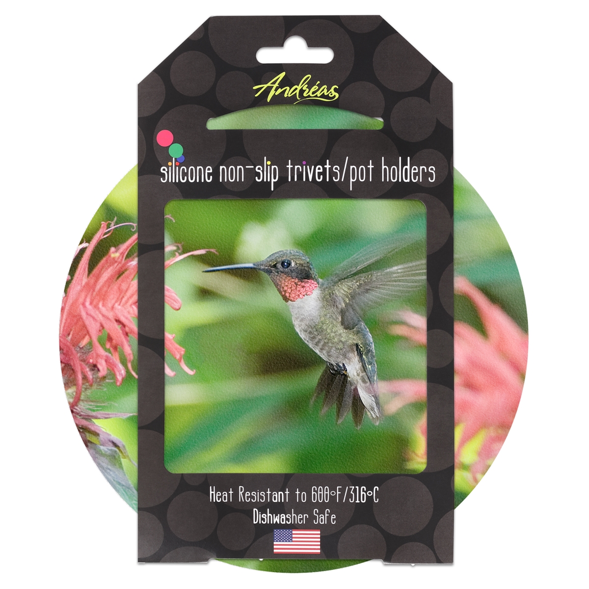 Ruby-Throated Hummingbird Trivet