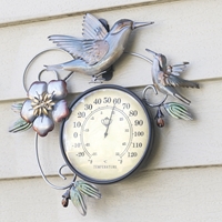 Hummingbird Garden Thermometer