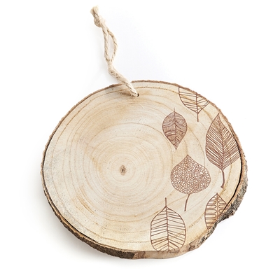 Nordic Wood Trivet - Leaves