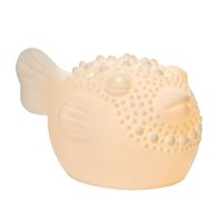 White Puffer Fish Night Light - 460063