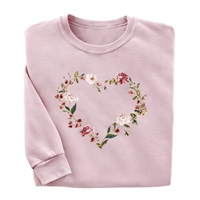 Floral Heart Pullover - 600137