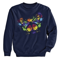 Splatter Butterfly Pullover - 600139