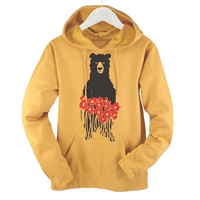 Bear Flowers Happy Hoodie - 600142