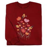 Poppy Branch Red Pullover - 600143