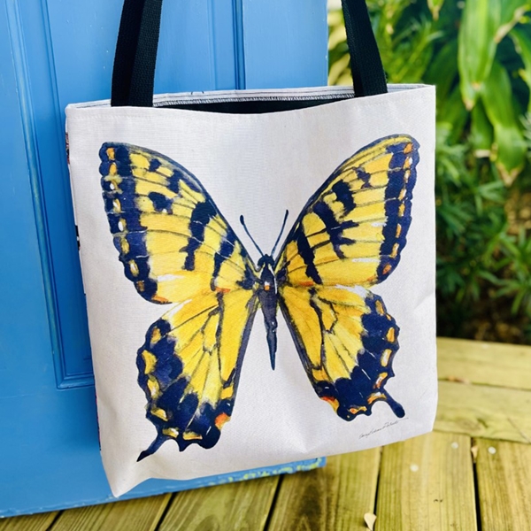 Alternate view:ALT1 of Butterfly Tote Bag