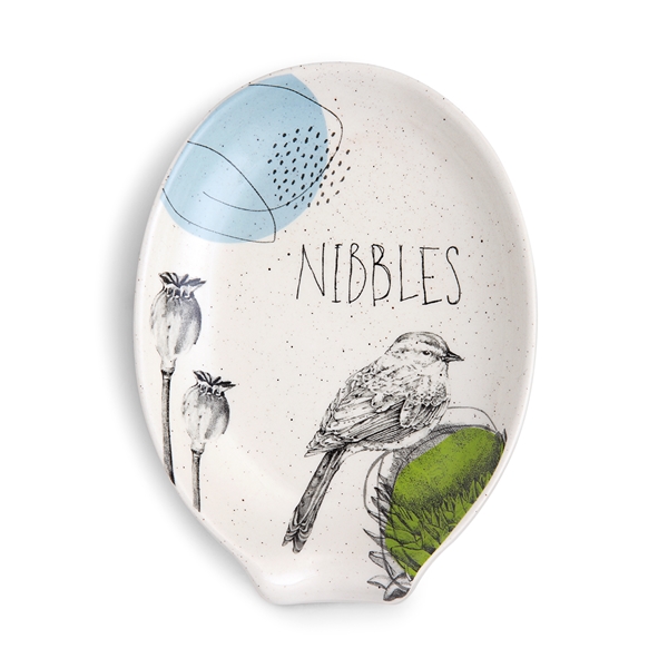 Alternate view: of Nibbles Oval Spoon Rest