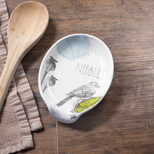 Alternate view:ALT1 of Nibbles Oval Spoon Rest