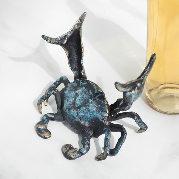 Alternate view: of Crab Wine Bottle Holder
