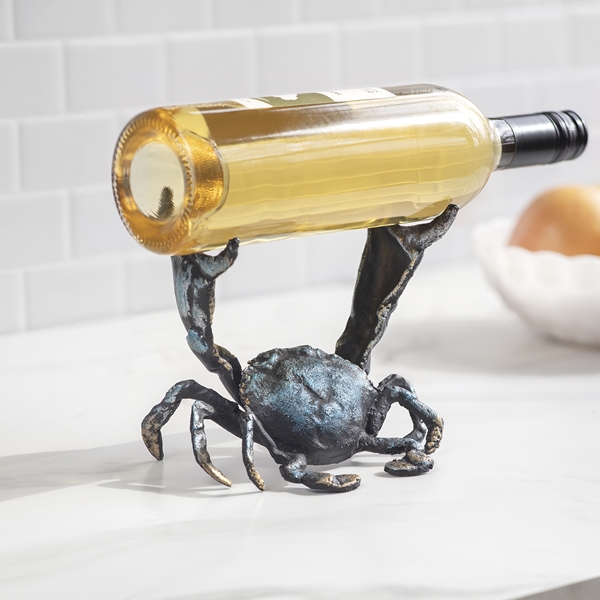 Alternate view:ALT1 of Crab Wine Bottle Holder