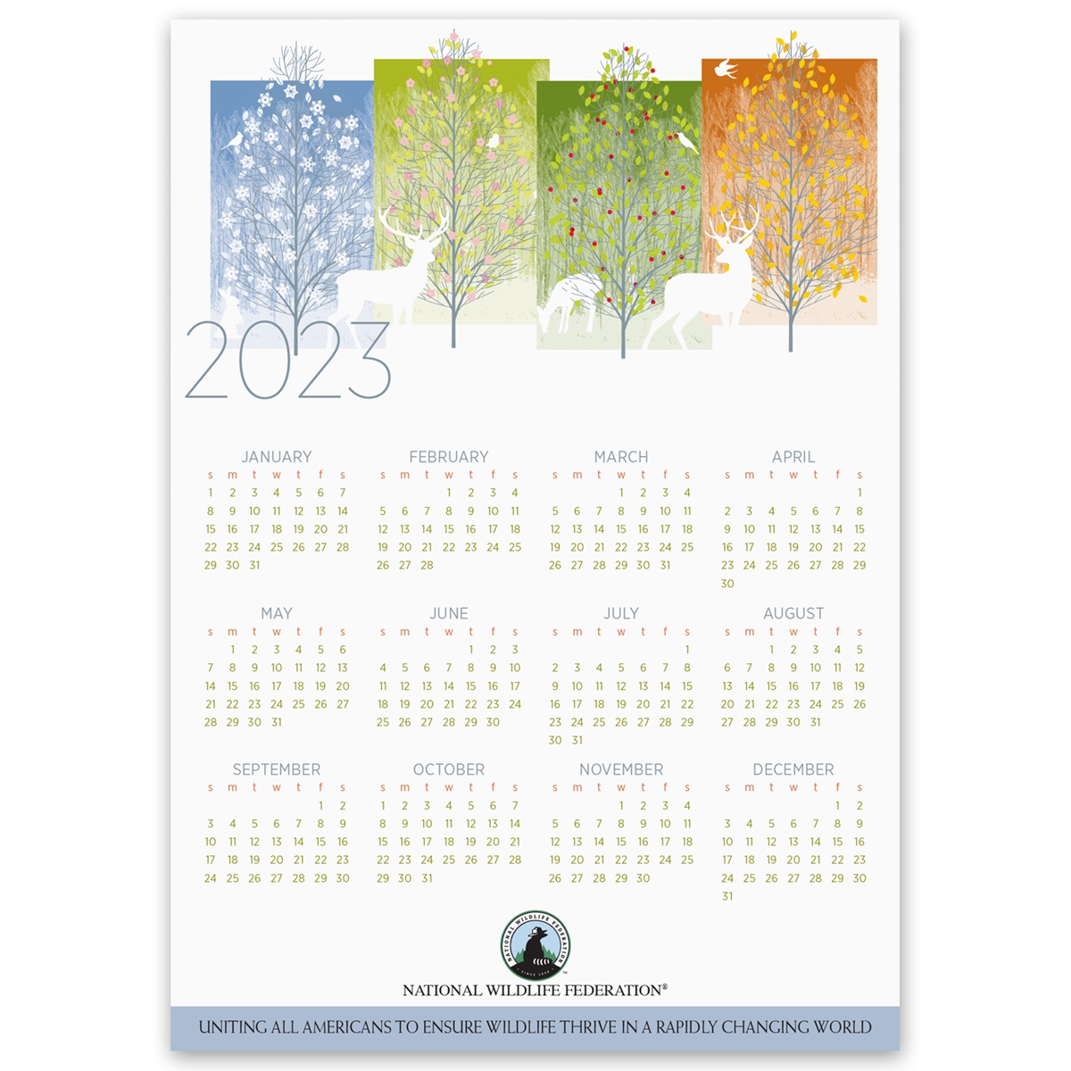 Four Season's 2023 Magnetic Calendar