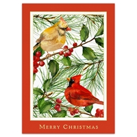 Cardinals in Branches Holiday Cards - NWF10704