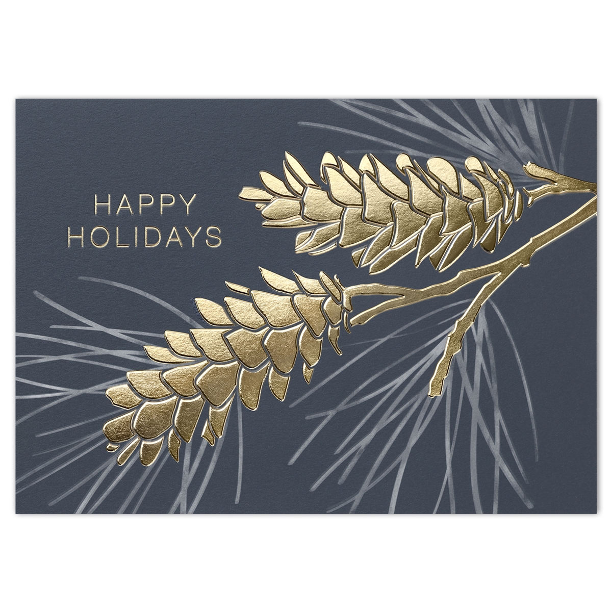Pinecone Holiday Cards