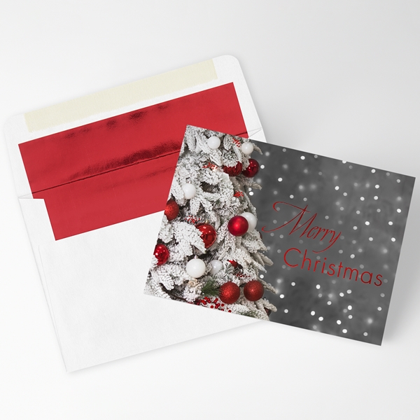Alternate view:ALT1 of Pop of Red Holiday Cards