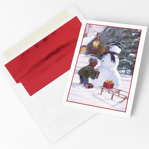 Alternate view:ALT1 of Winter Friends Holiday Cards