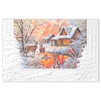 Frosty Glow Holiday Cards