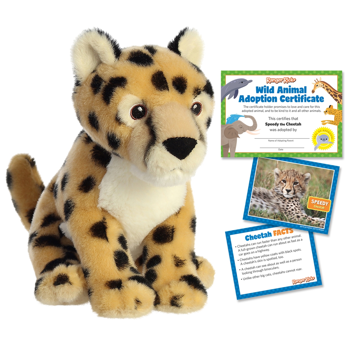 Ranger Rick Eco-Friendly Adoption Kit - Cheetah