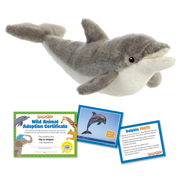 Alternate view: of Ranger Rick Eco-Friendly Adoption Kit - Dolphin