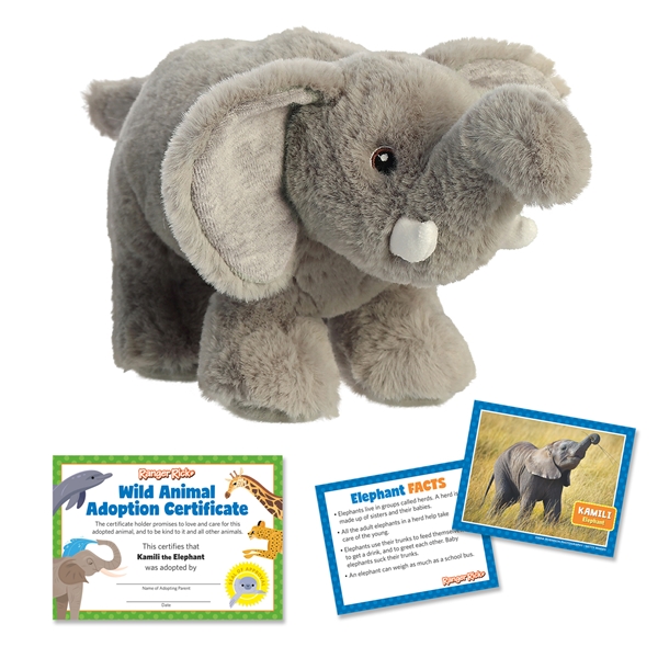 Alternate view: of Ranger Rick Eco-Friendly Adoption Kit - Elephant