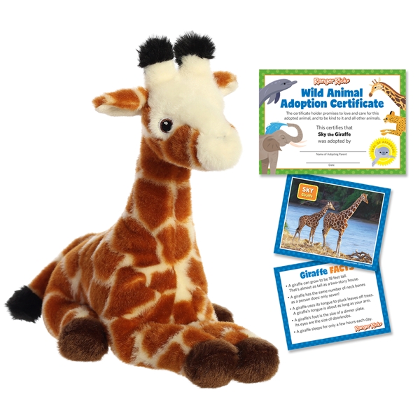 Alternate view: of Ranger Rick Eco-Friendly Adoption Kit - Giraffe