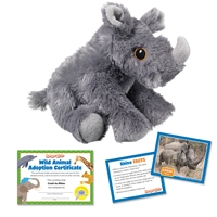 Ranger Rick Eco-Friendly Adoption Kit - Rhino