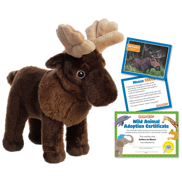 Alternate view: of Ranger Rick Eco-Friendly Adoption Kit - Moose