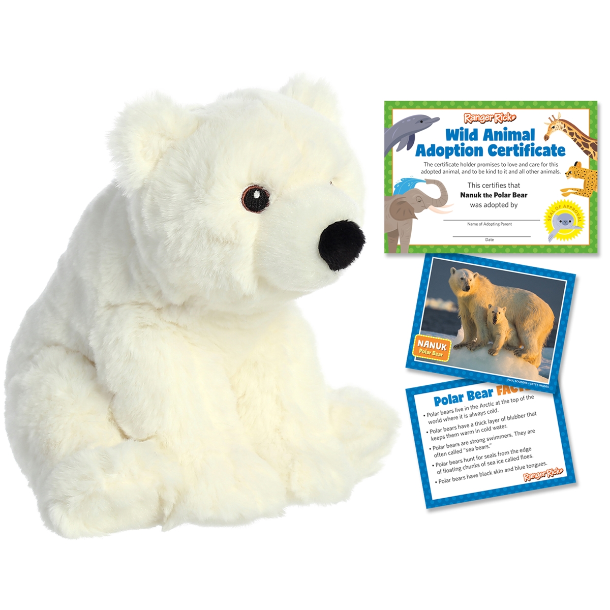 Ranger Rick Eco-Friendly Adoption Kit - Polar Bear