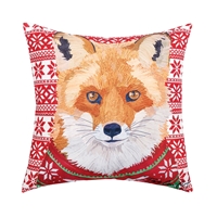 Foxy Christmas Accent Pillow