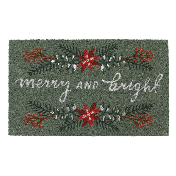 Alternate view: of Merry and Bright Doormat