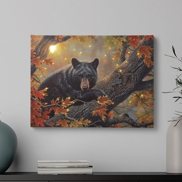 Alternate view:ALT1 of Light-up Bear Canvas Print