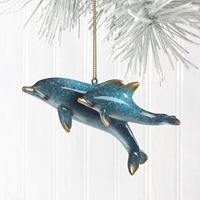 Mother and Child Dolphin Ornament - 500128