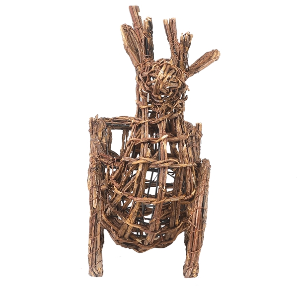 Alternate view:ALT4 of Reindeer Sleigh Basket