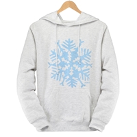 Snowflake Hooded Fleece Pullover - 600170