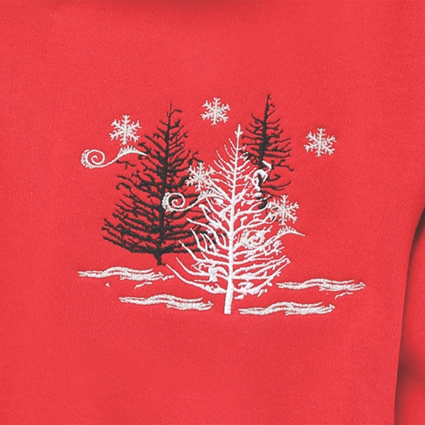 Alternate view:ALT1 of Pine Trees Full-Zip Sweatshirt
