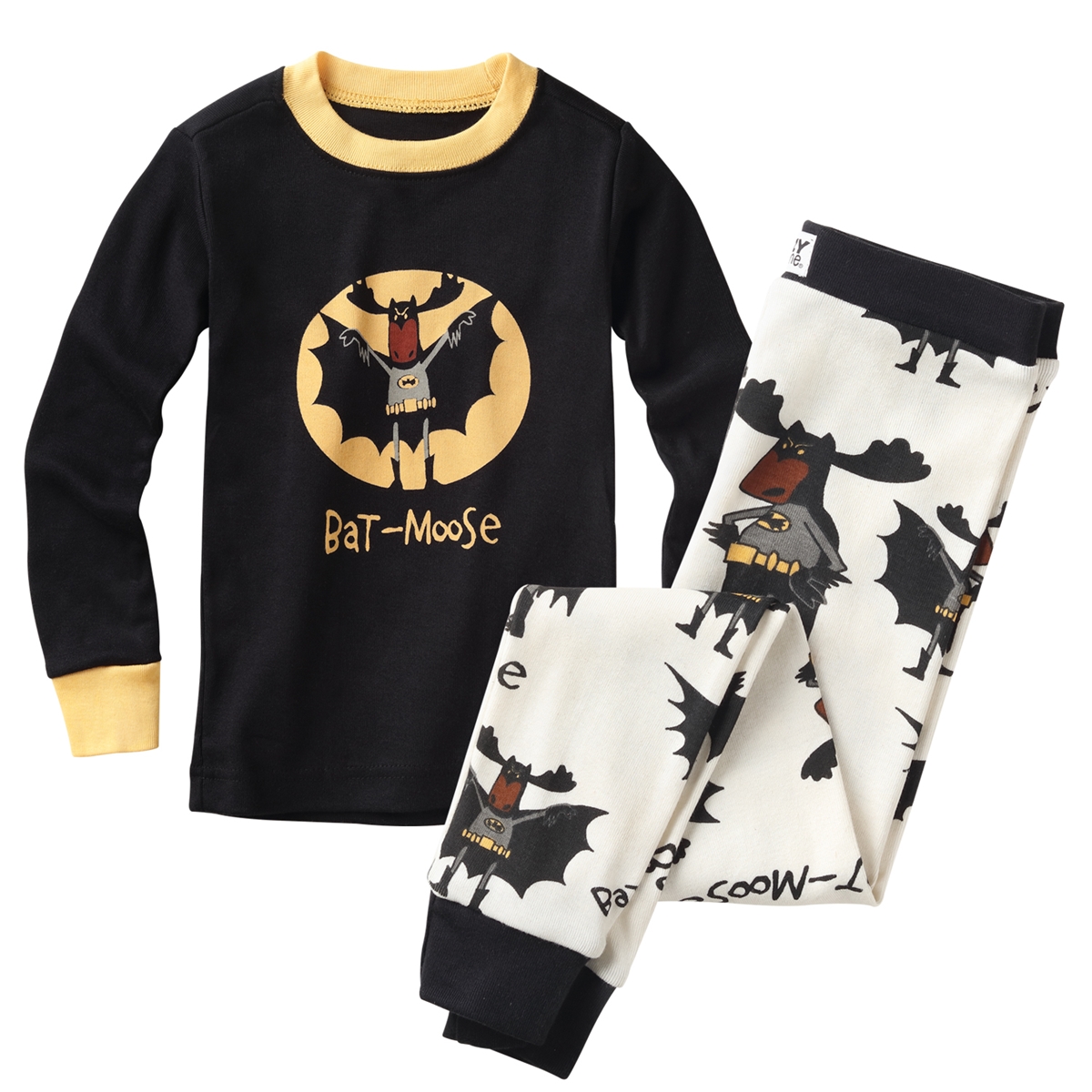Bat-Moose Kids Pajama Set