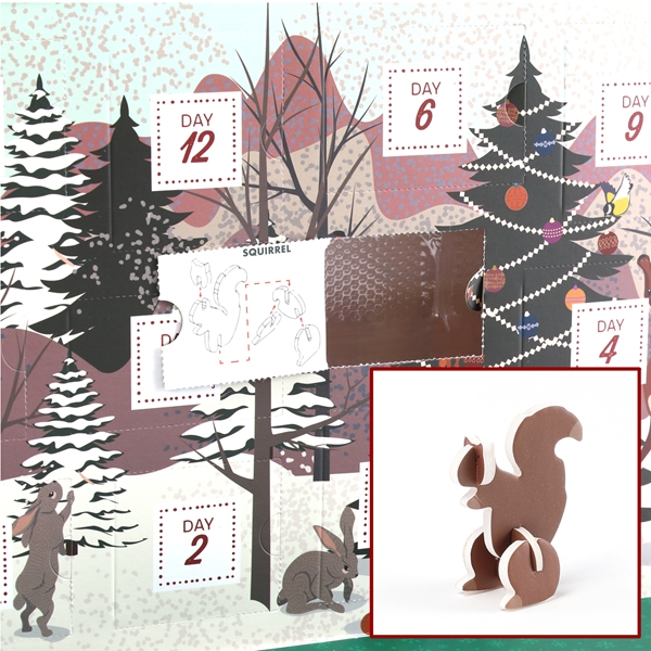 Alternate view:ALT2 of Holiday Countdown 3D Puzzle