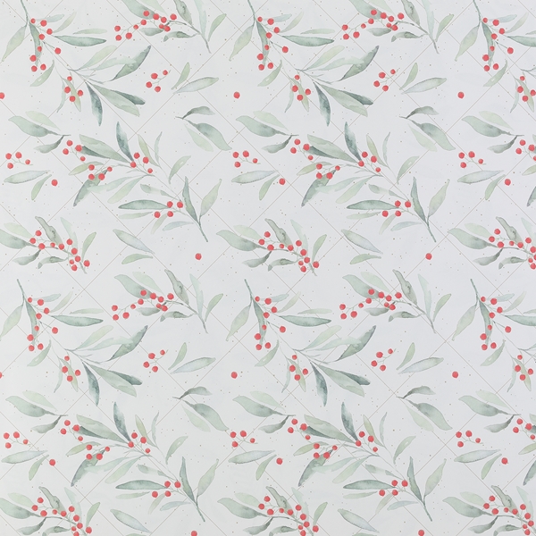 Alternate view:ALT1 of Watercolor Greenery Wrapping Paper