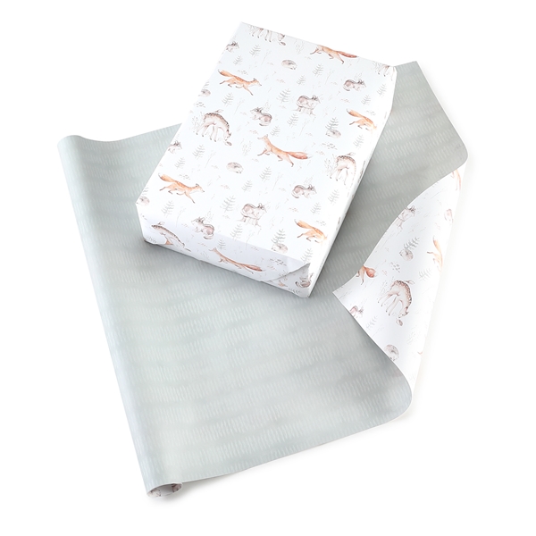 Alternate view: of Woodland Animals Wrapping Paper