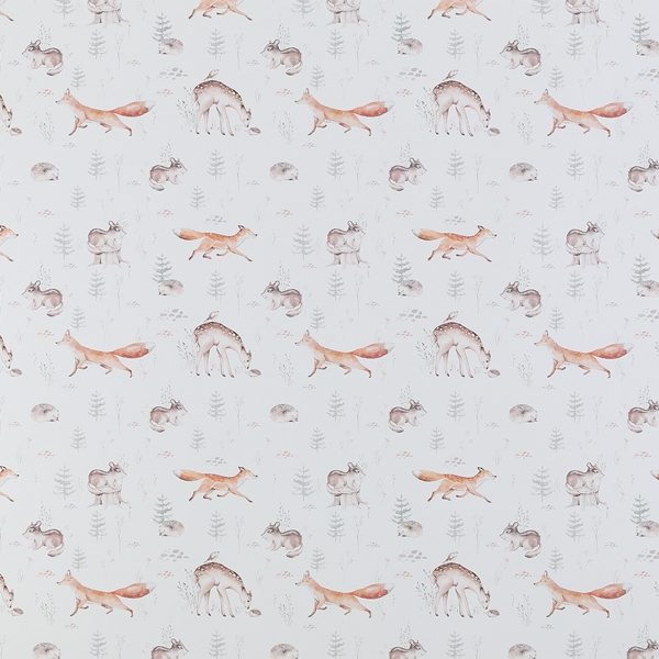 Alternate view:ALT1 of Woodland Animals Wrapping Paper